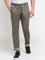 Cantabil Men Olive Cotton Blend Solid Regular Fit Casual Trouser (6729650274443)