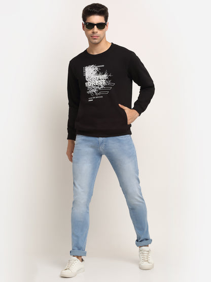 Cantabil Men's Black Sweatshirt (6712017485963)