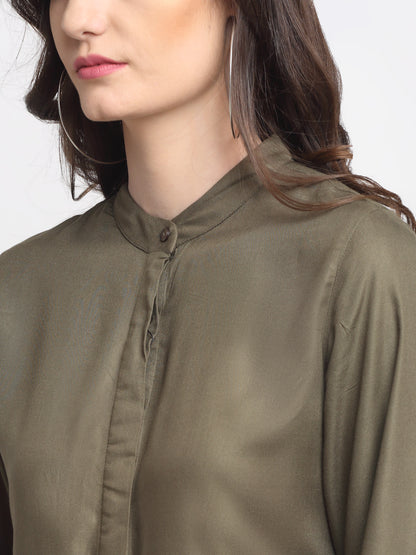 Cantabil Women's Olive Tunic (6735966994571)