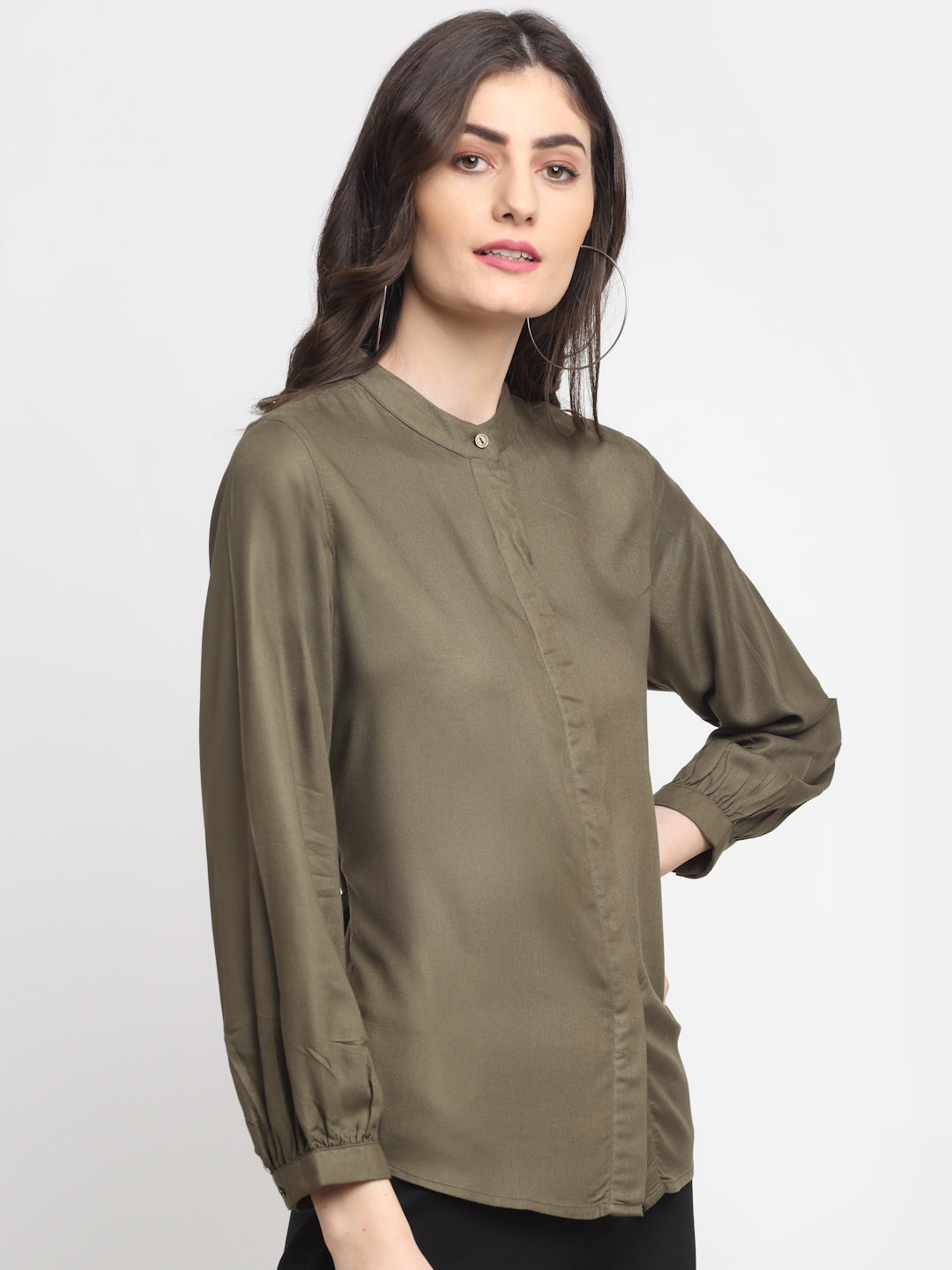 Cantabil Women's Olive Tunic (6735966994571)