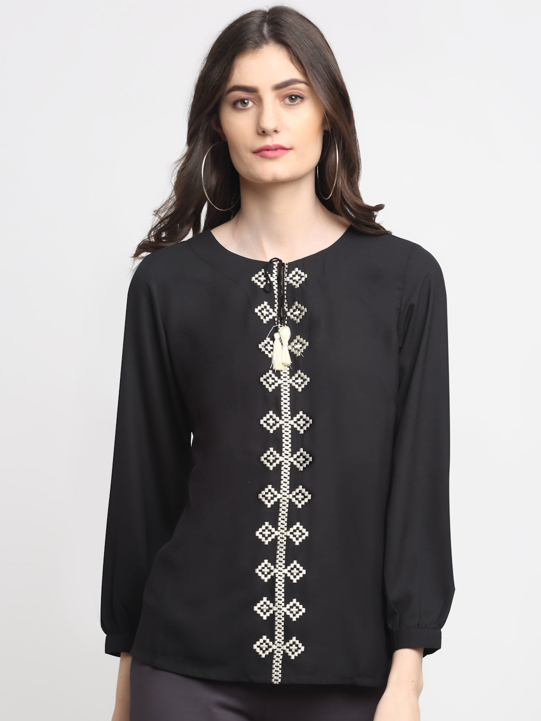 Cantabil Women's Black Tunic (6735957688459)