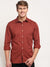 Cantabil Men Cotton Printed Maroon Full Sleeve Casual Shirt for Men with Pocket (6722440134795)