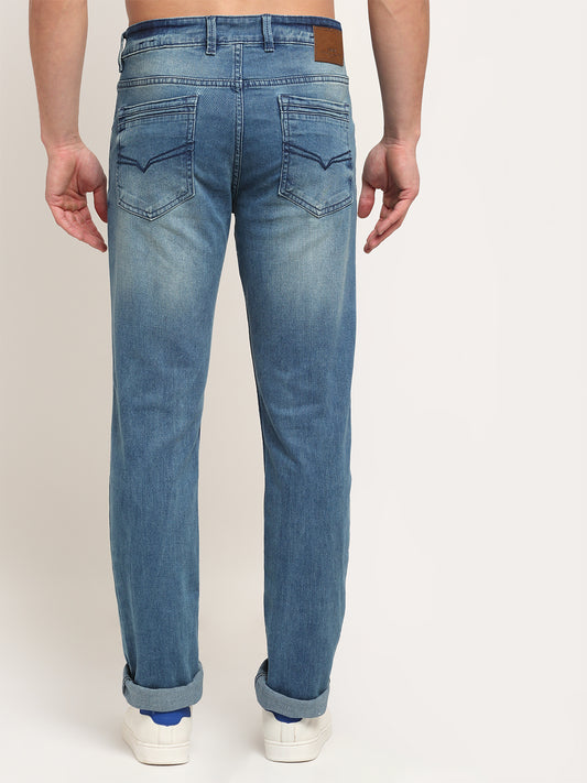 Cantabil Med Carbon Blue Men's Jeans (6718112235659)