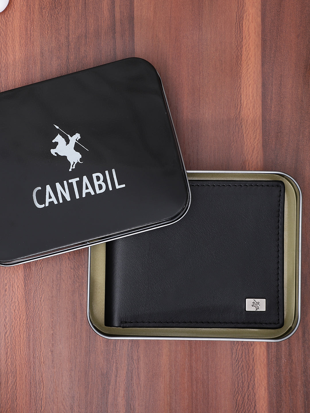 Cantabil Men Black Wallet (7067452047499)