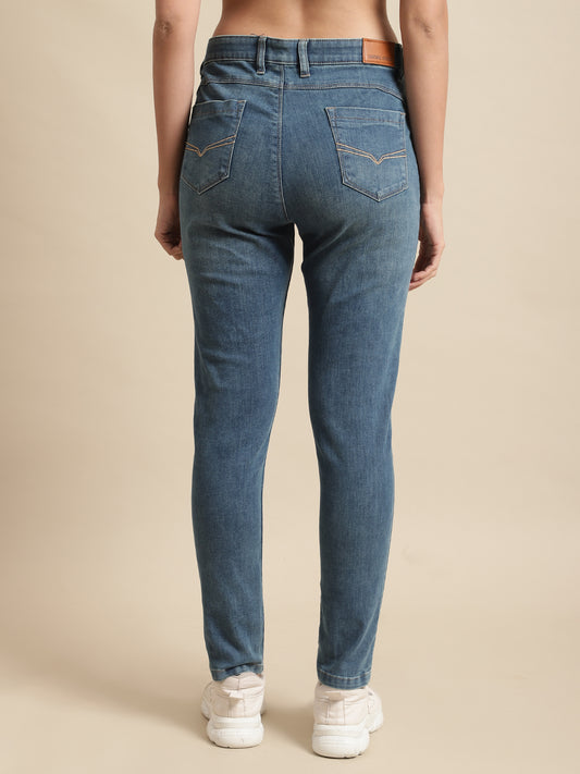 Cantabil Womens Dirty Green Denim (7066315751563)