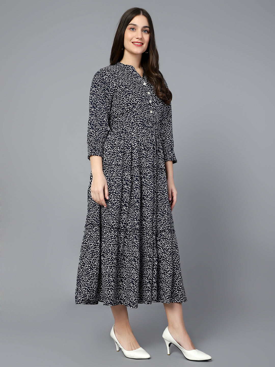 Cantabil Women Navy Dress (7085817790603)