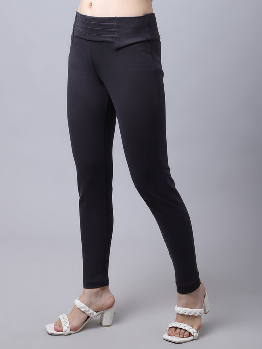 Cantabil Ladies Charcoal Jegging (6996179845259)