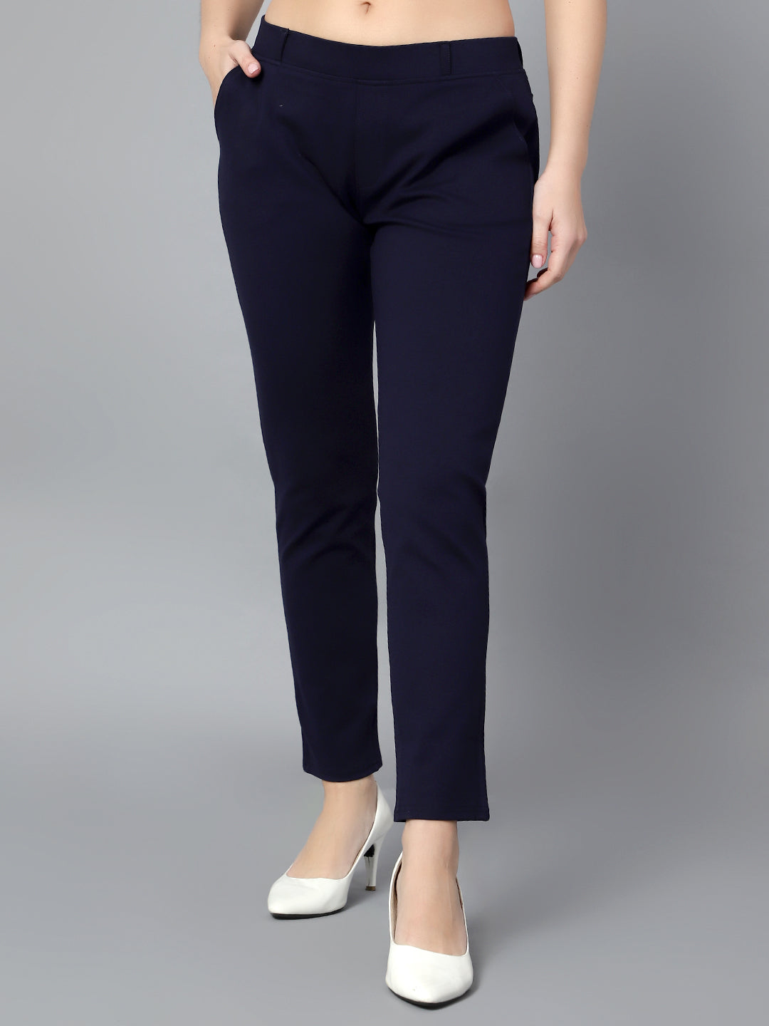 Cantabil Women Navy Jegging (7087057436811)