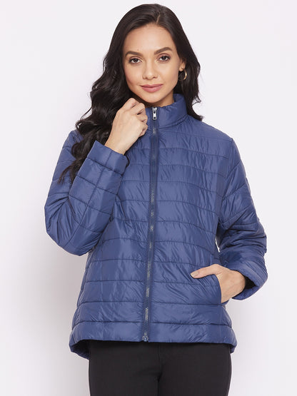 Cantabil Ink Blue Women's Jacket (6699392925835)