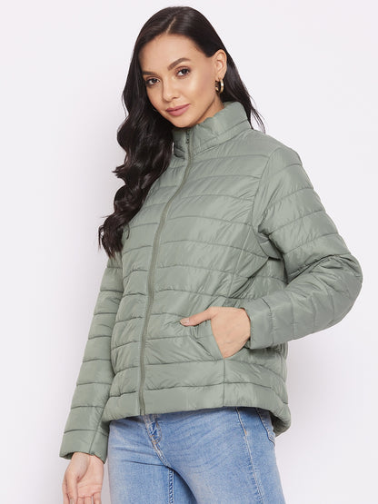 Cantabil Light Green Women's Jacket (6713381519499)