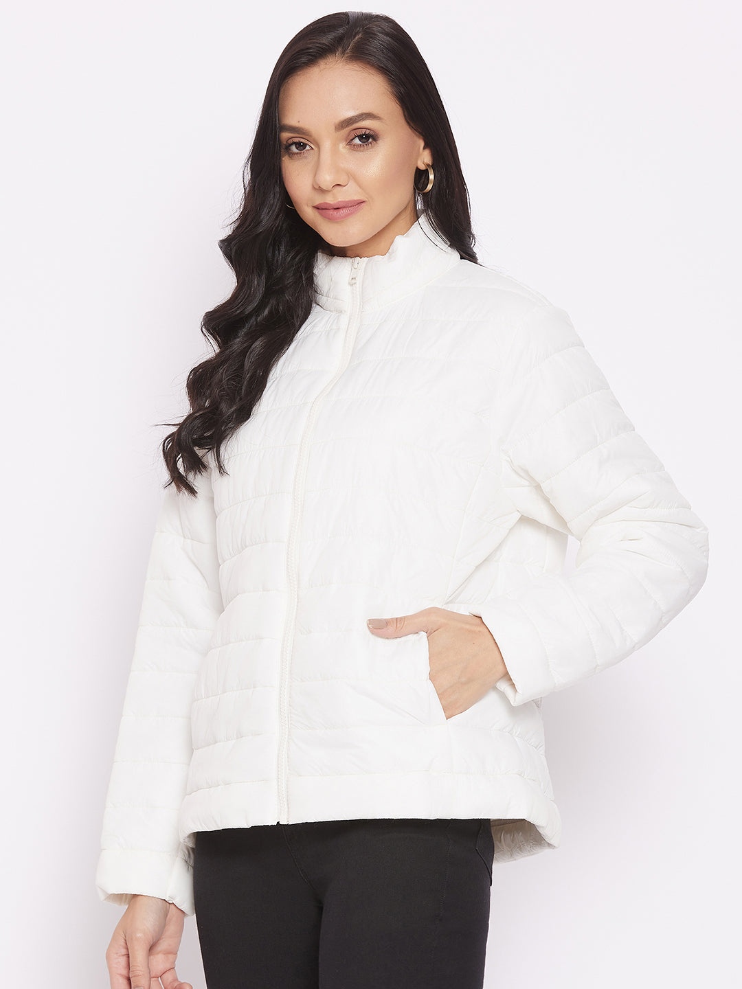 Cantabil White Women's Jacket (6713391448203)