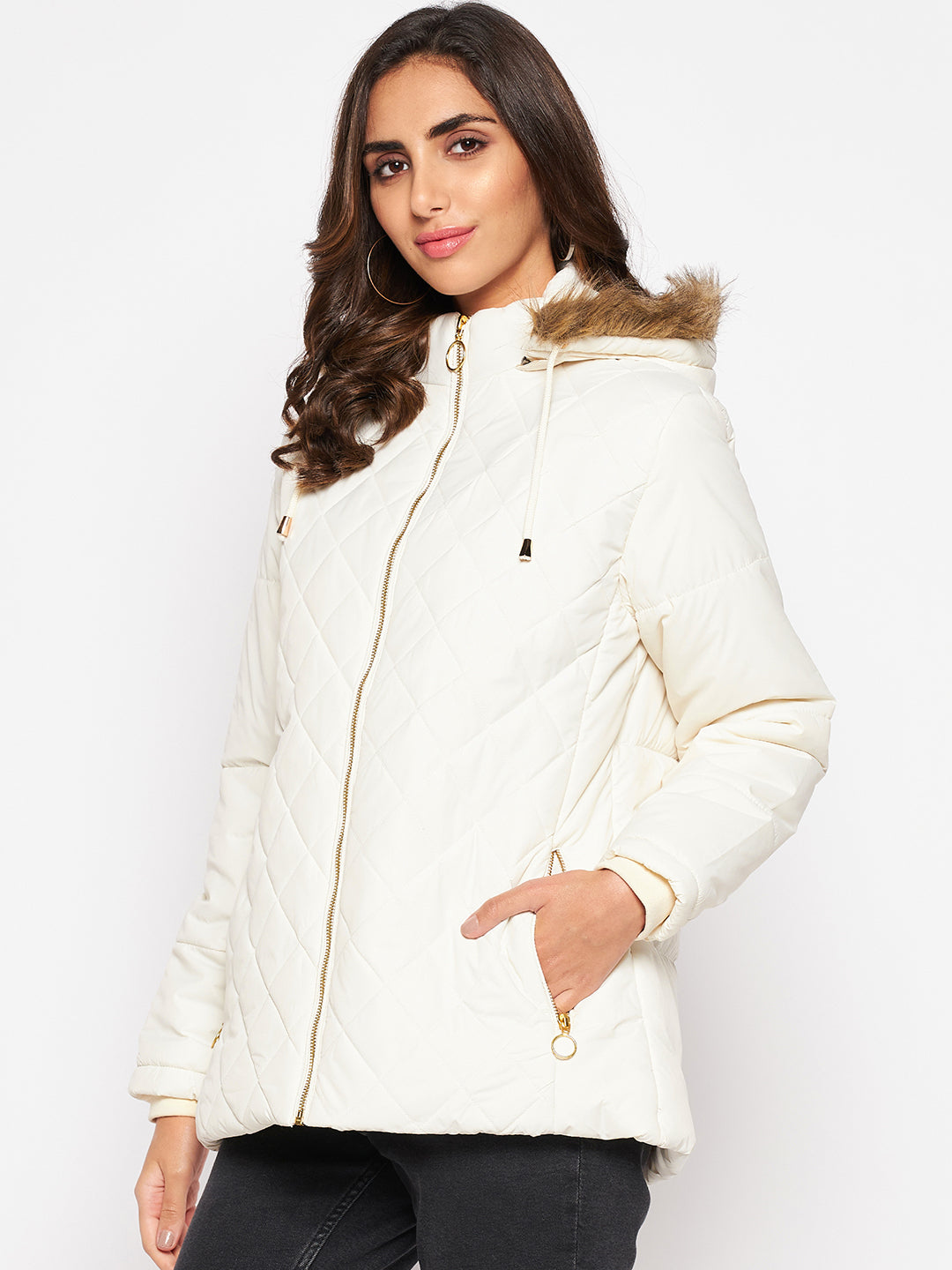 Cantabil Women Ivory Jacket (7045775622283)