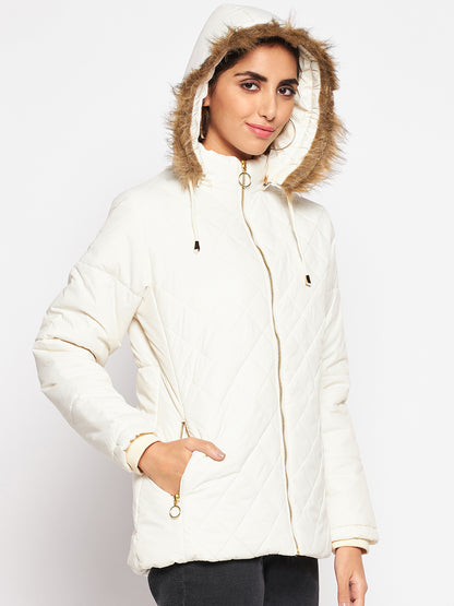 Cantabil Women Ivory Jacket (7045775622283)