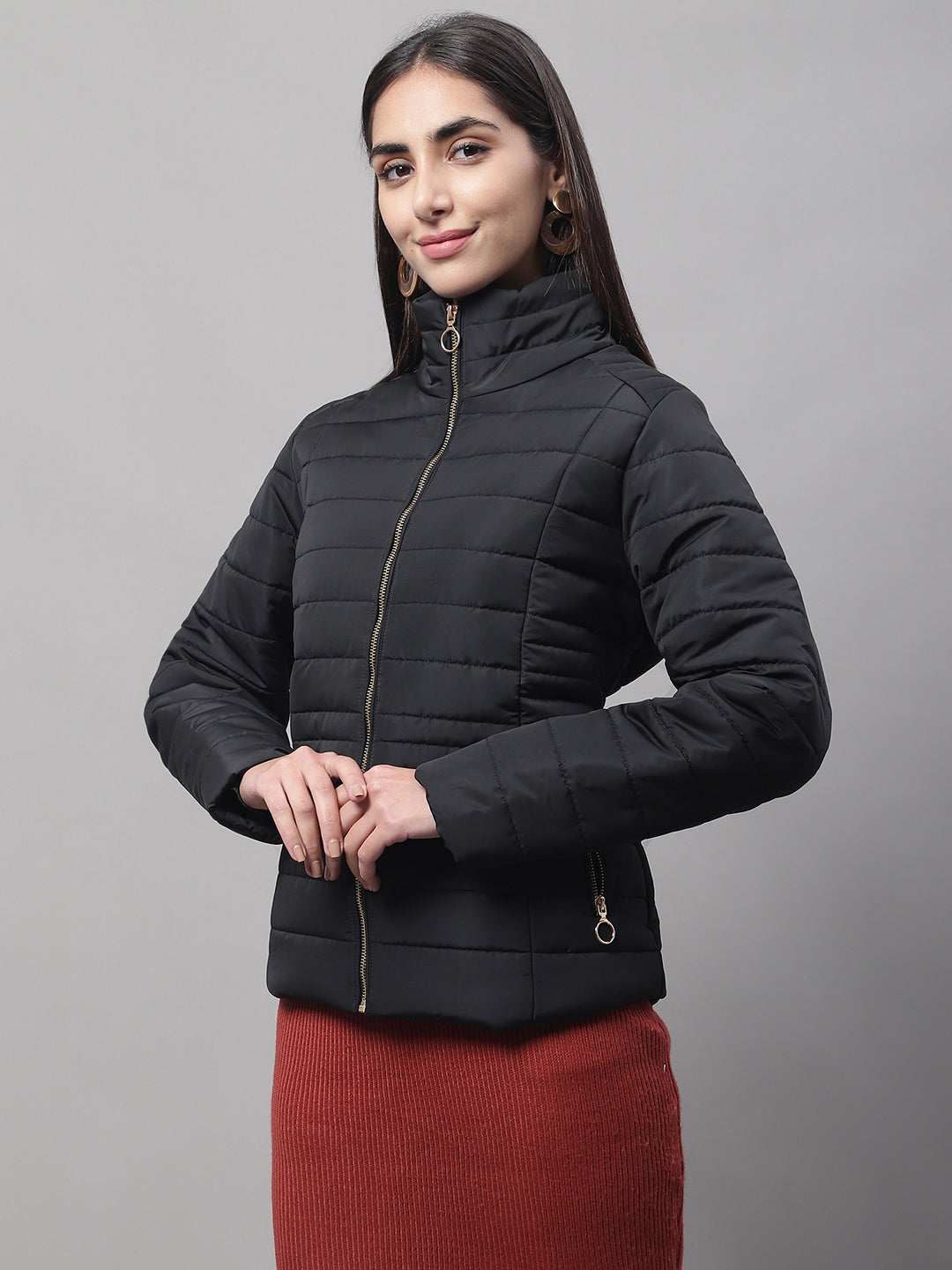 Cantabil Women Black Jacket (7083242586251)