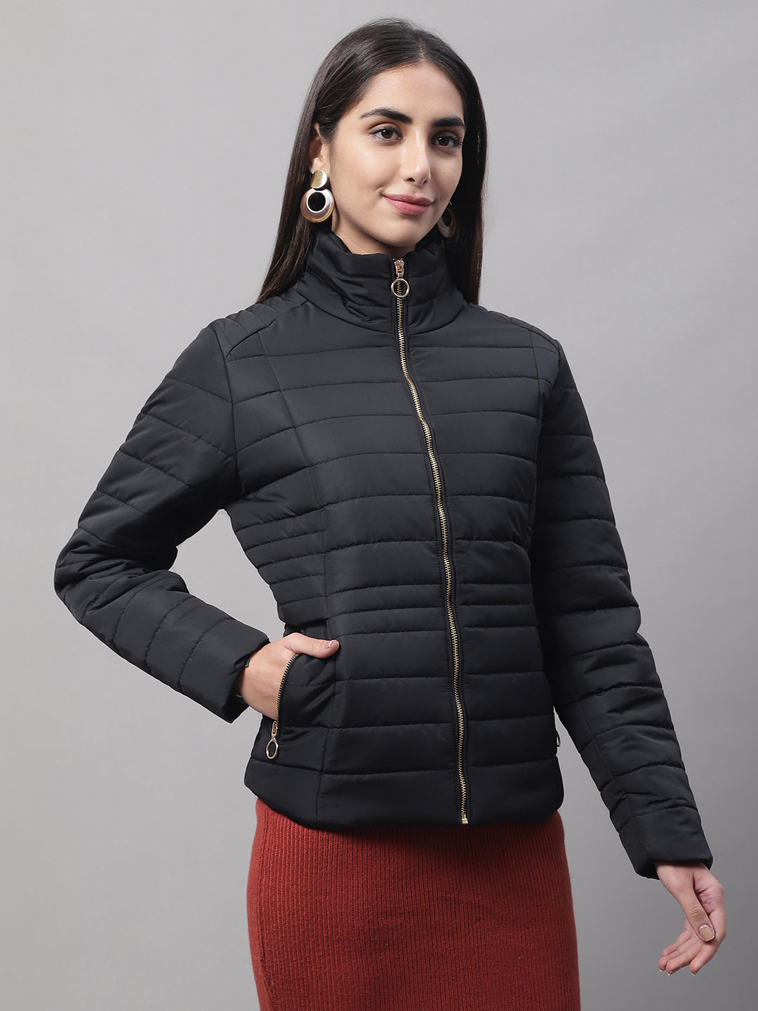 Cantabil Women Black Jacket (7083242586251)