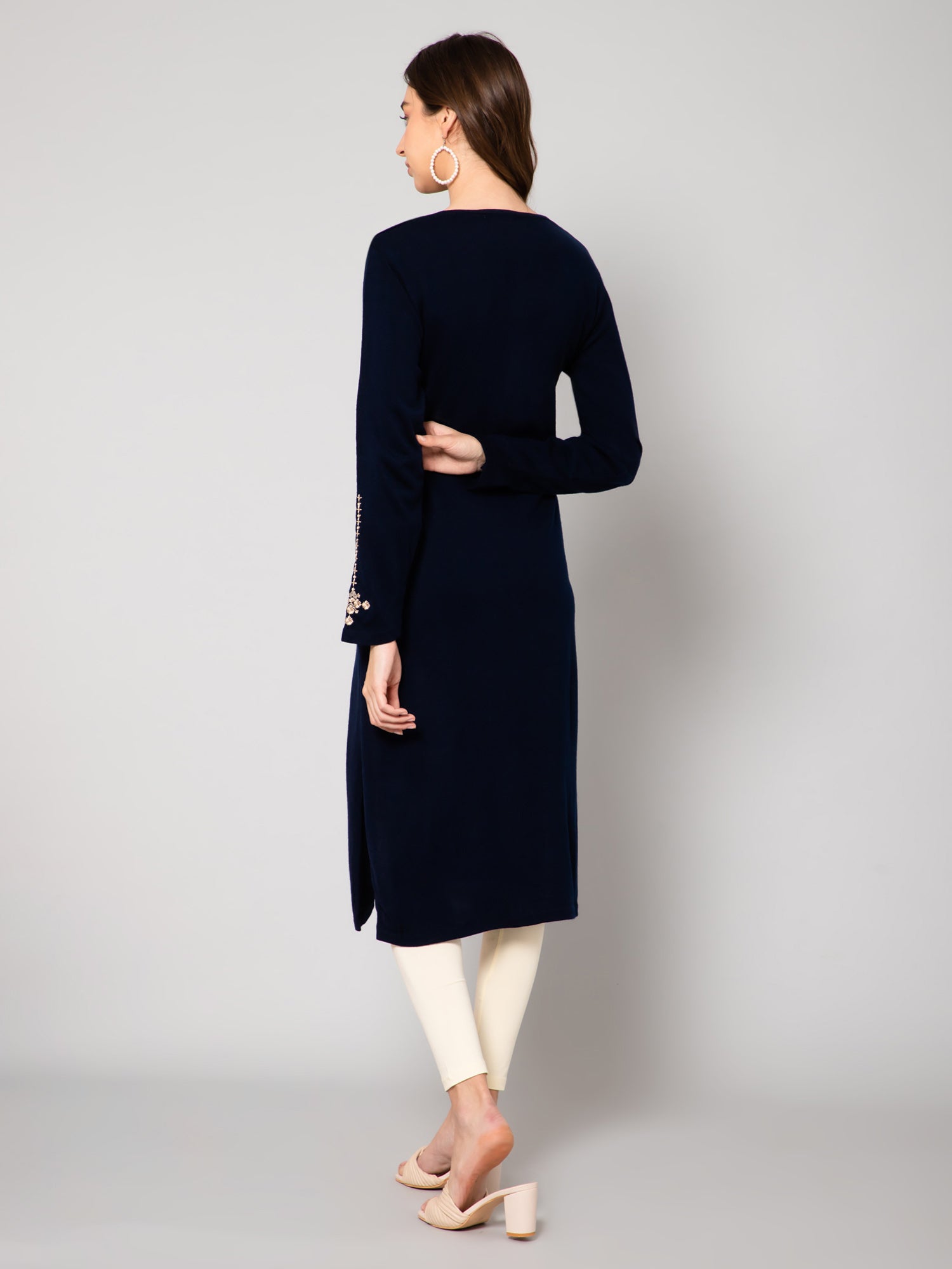 Cantabil Women Navy Kurti (7082572775563)