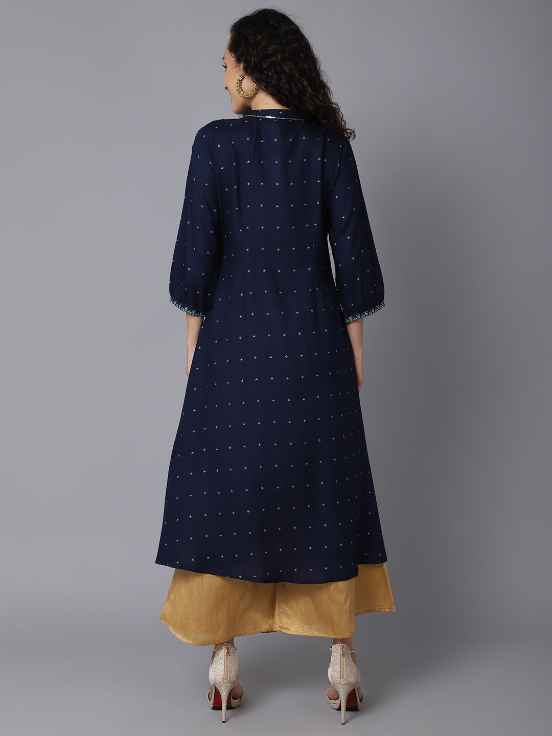 Cantabil Women's Navy Kurti (6932950417547)