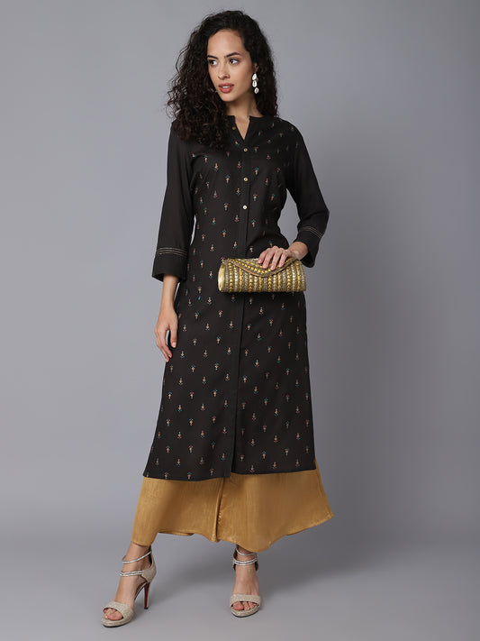 Cantabil Women's Olive Kurti (6932971946123)