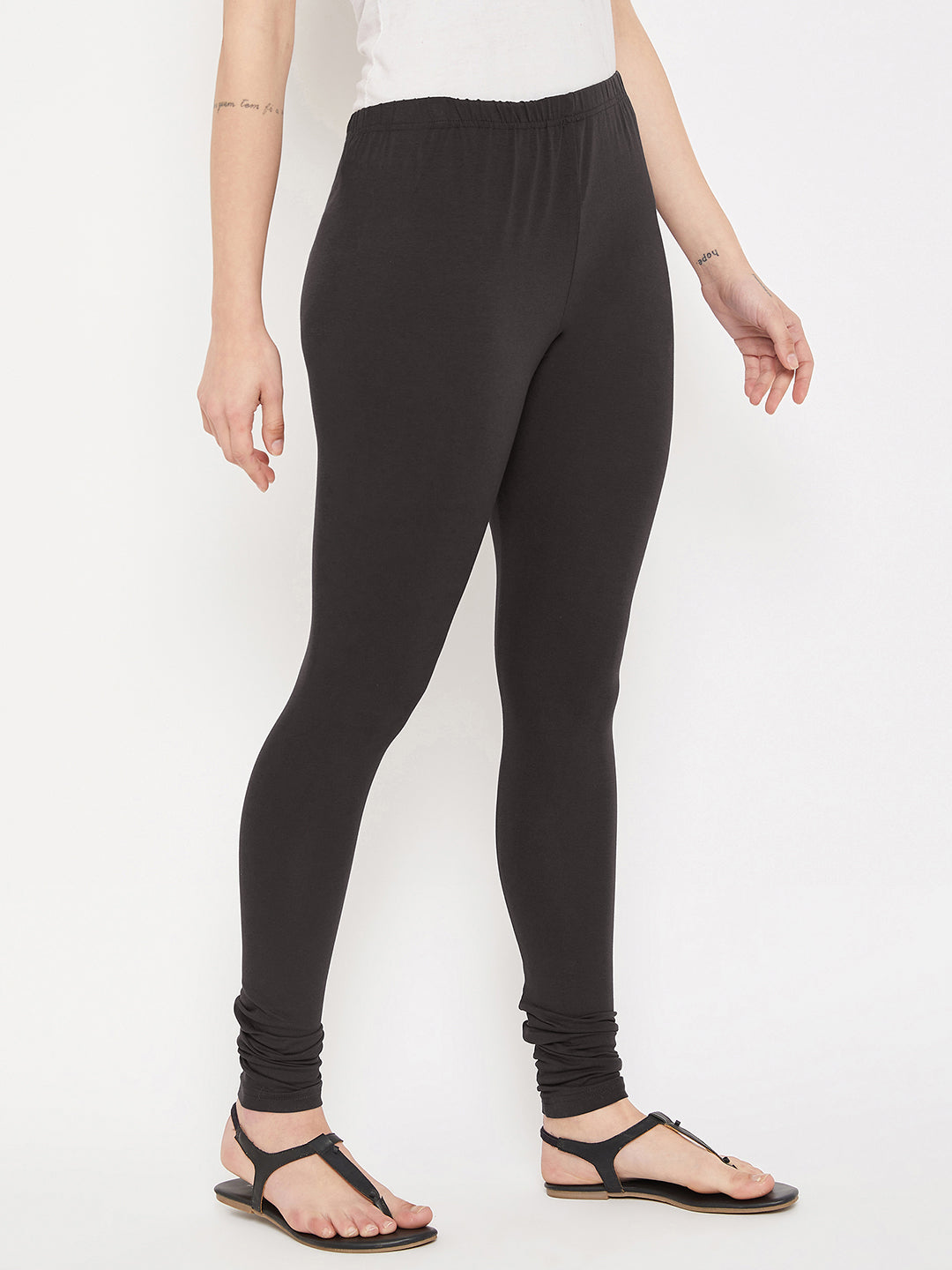 Cantabil Women Black Leggings (7085840662667)