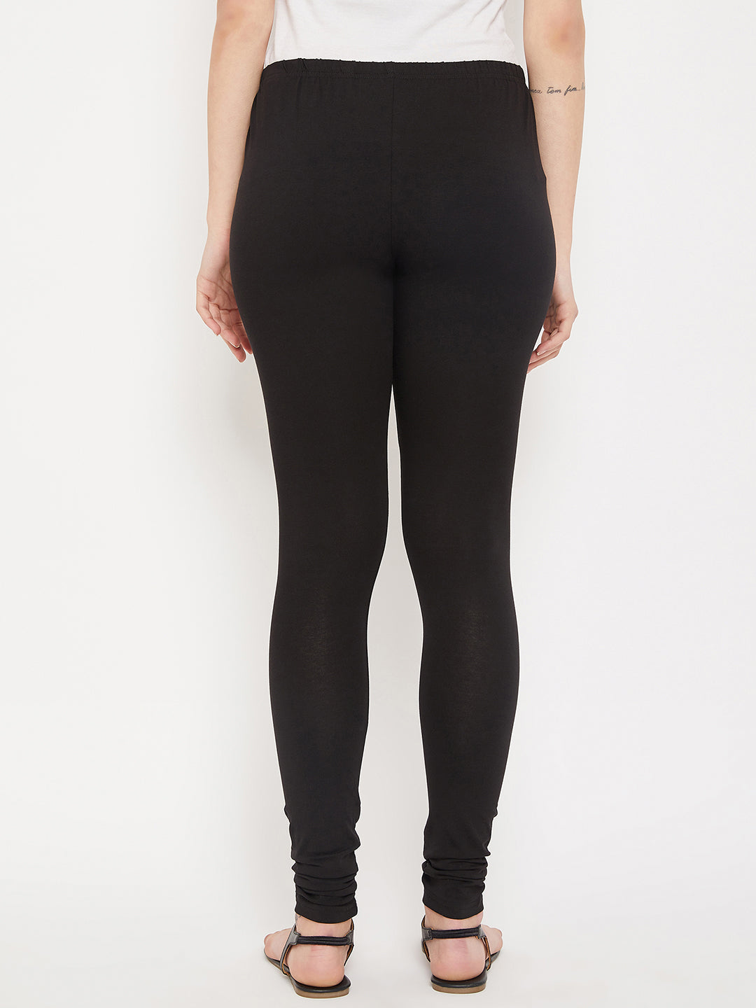 Cantabil Women Black Leggings (7085840662667)