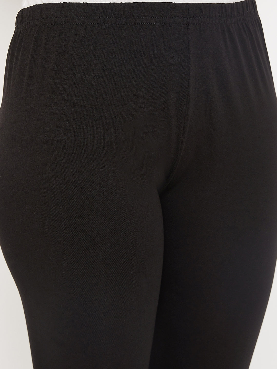 Cantabil Women Black Leggings (7085840662667)