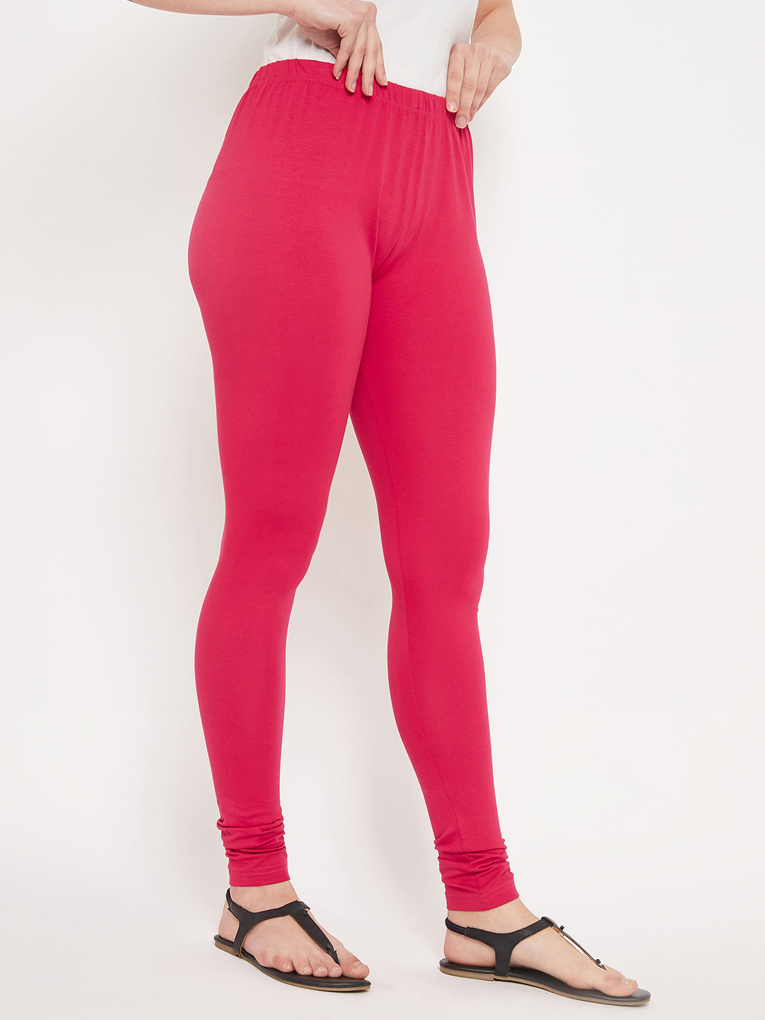 Cantabil Women Fuchsia Leggings (7085842268299)