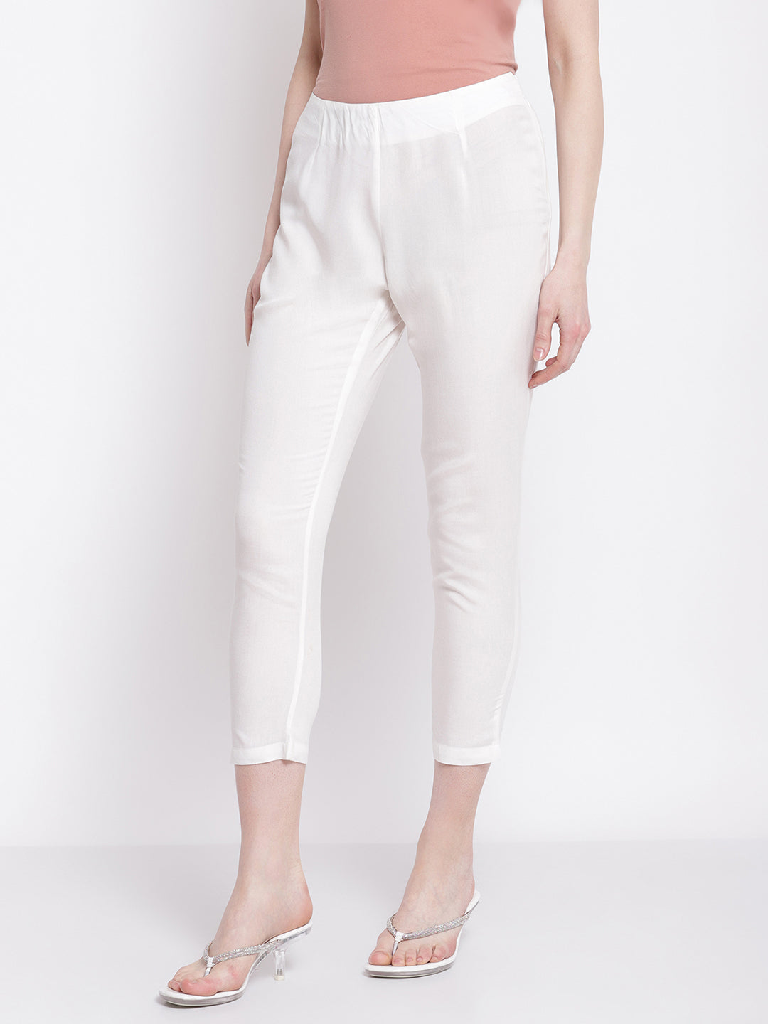 Buy Zuba Off White Ethnic Pants from Westside