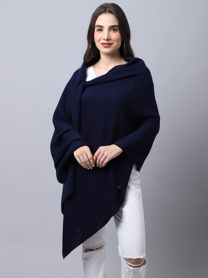 Cantabil Women Navy Stole (7048935473291)