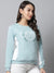 Cantabil  Women Aqua Sweatshirt (7048358887563)