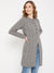 Cantabil Women Grey Melange Sweater (7086600126603)