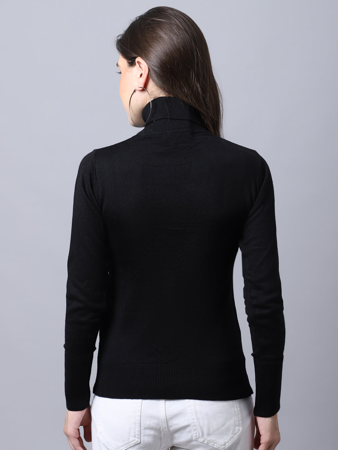 Cantabil Women's Black Sweater (6996258947211)