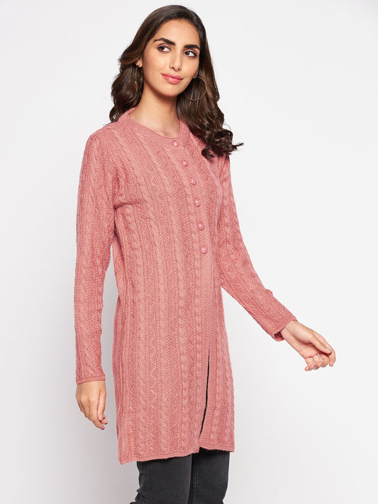 Cantabil Women Pink Sweater (7045824807051)