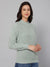Cantabil Women Green Sweater (7025803559051)