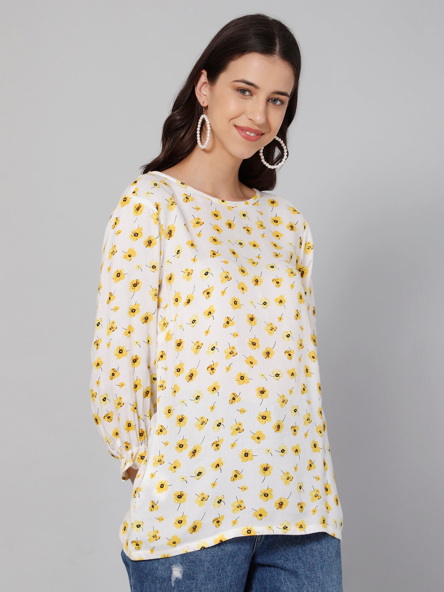 Cantabil Women Yellow Tunic (7033990414475)