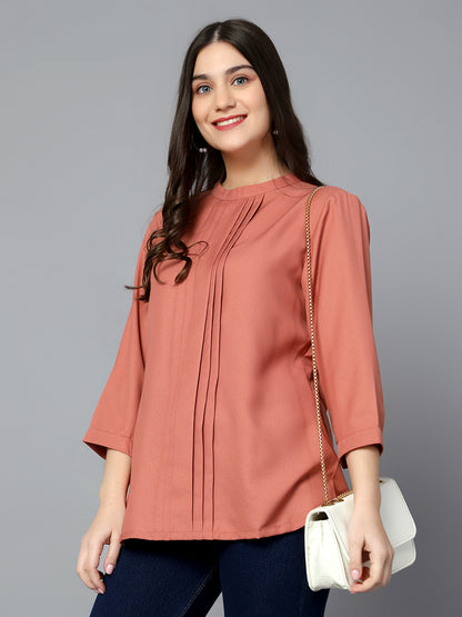 Cantabil Women Pink Mix Tunic (7085495713931)