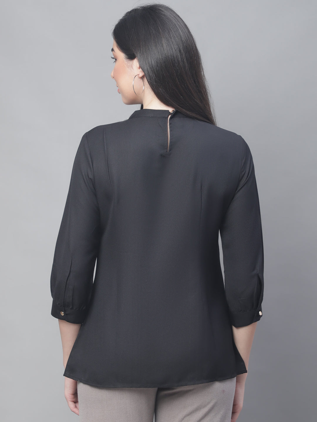 Cantabil Women Black Tunic (7114316218507)