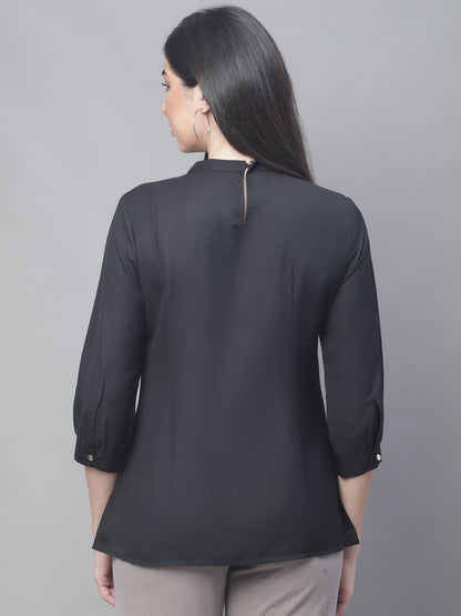 Cantabil Women Black Tunic (7114316218507)