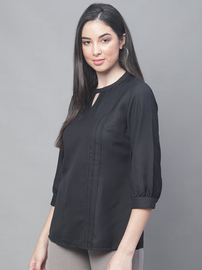 Cantabil Women Black Tunic (7114316218507)