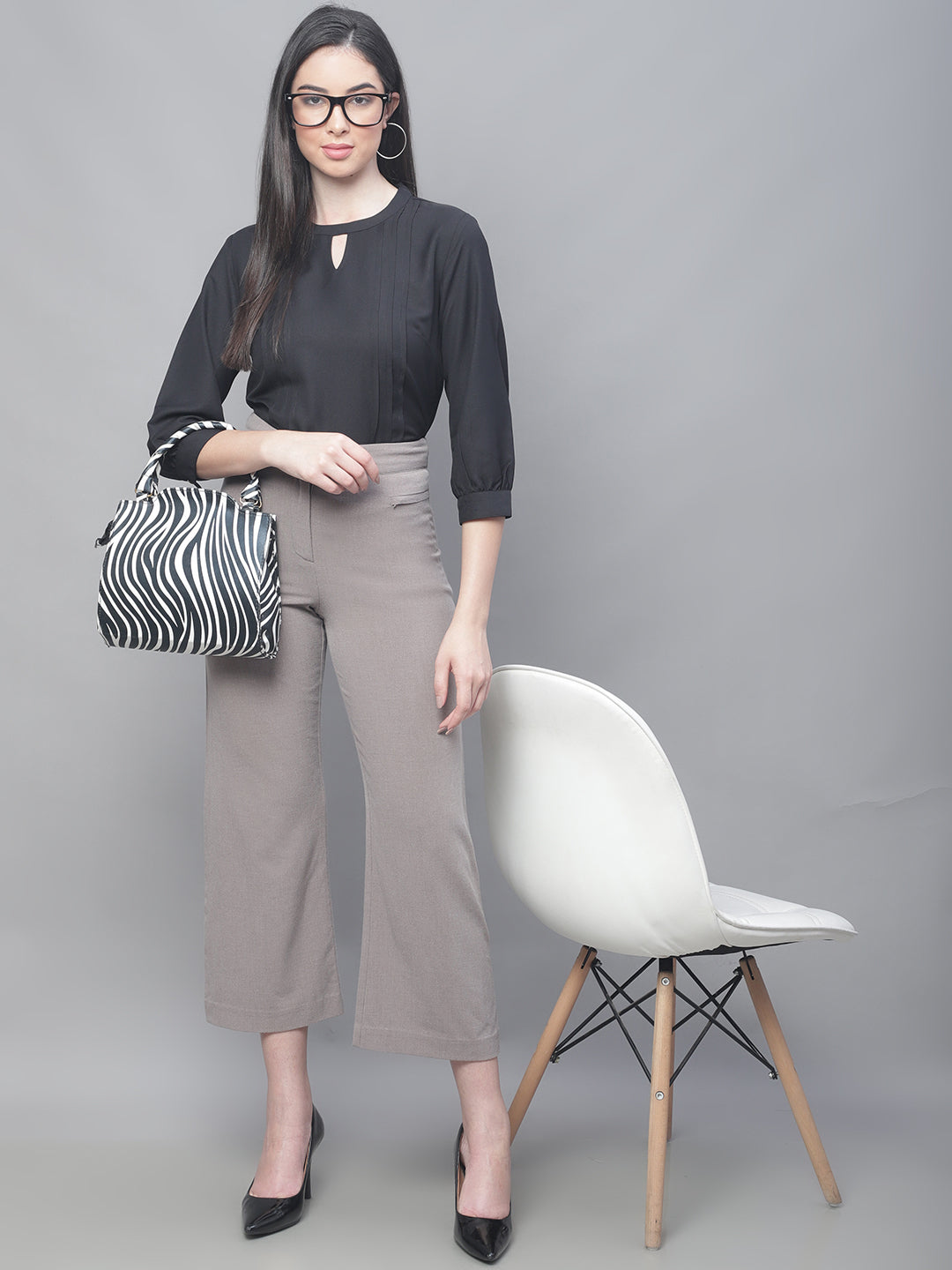 Cantabil Women Black Tunic (7114316218507)