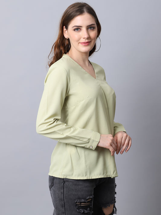 Cantabil Women's Green Top (6932841529483)