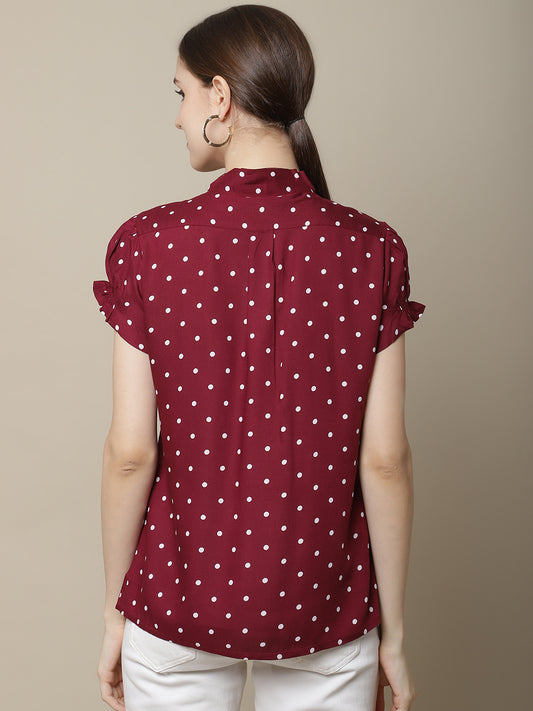 Cantabil Women's Wine Top (6994702139531)