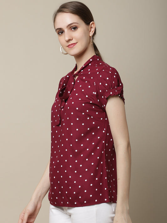 Cantabil Women's Wine Top (6994702139531)