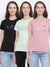 Cantabil Women's Pack of 3 T-Shirts (6798877556875)