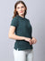 Cantabil Women's Bottle Green T-Shirts (6932882948235)