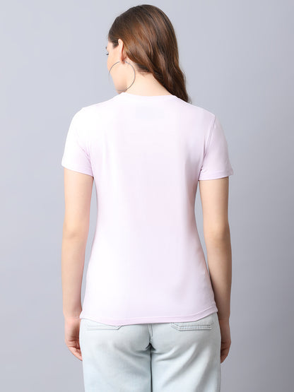 Cantabil Women's Mauve T-Shirts (6932878295179)