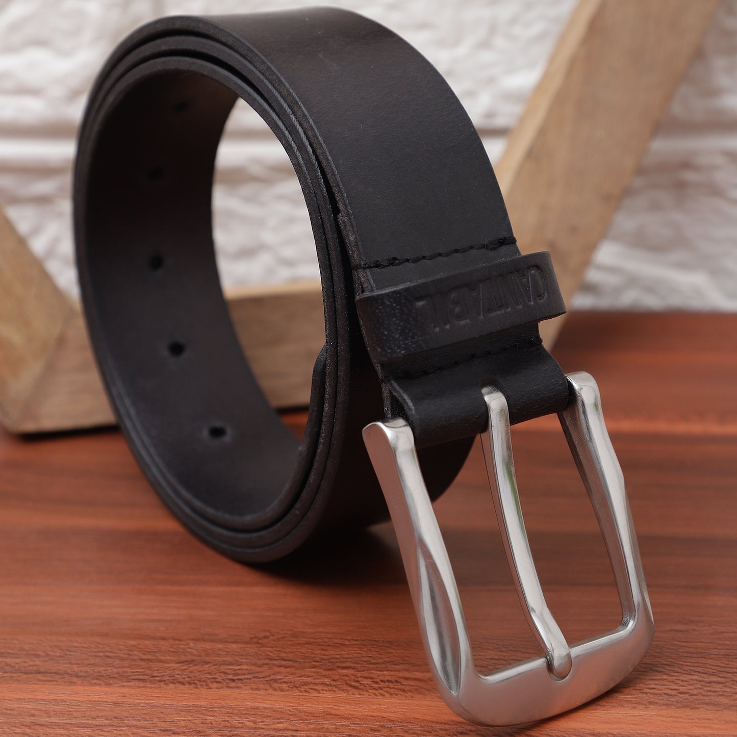 Cantabil Men Black Belt (7088450699403)