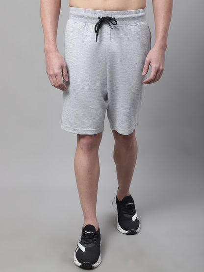 Cantabil Men Grey Melange Shorts (7087831875723)