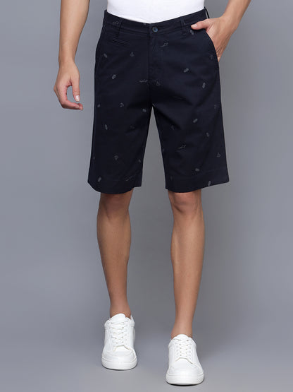 Cantabil Men Navy Blue Shorts (7121312284811)