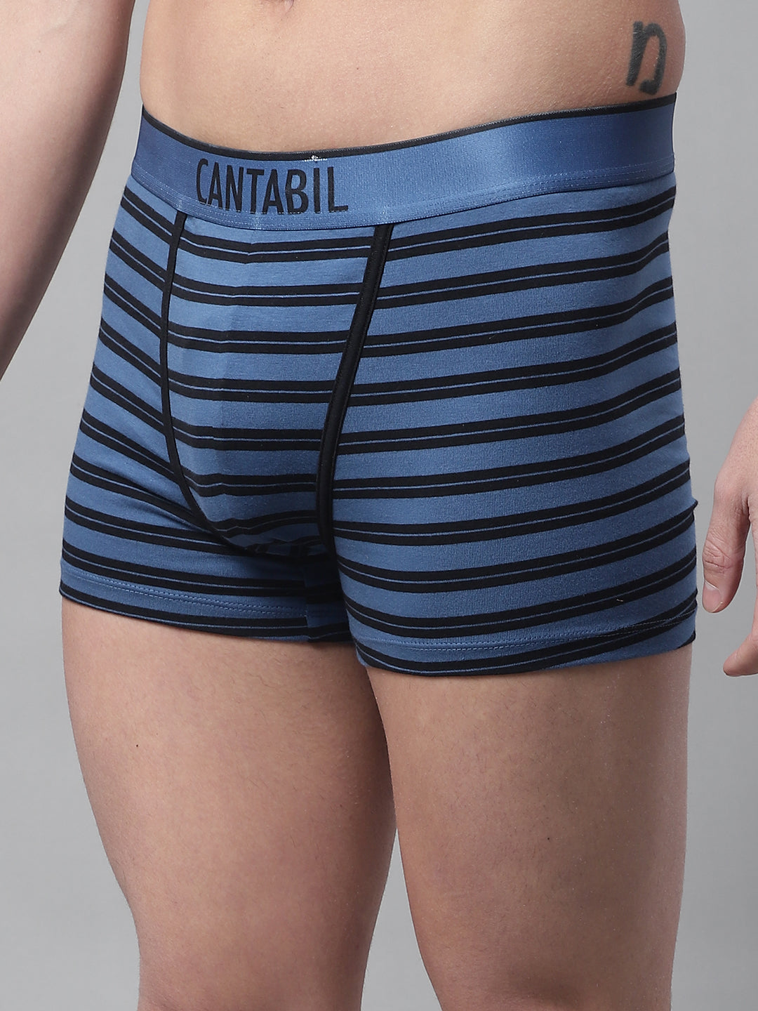 Cantabil Men Pack of 3 Blue Brief (7087844262027)