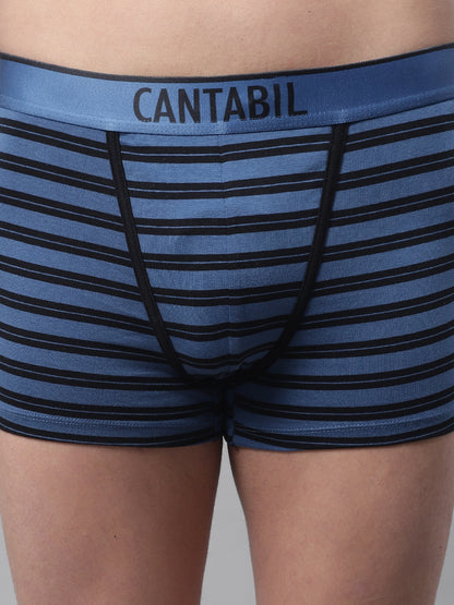 Cantabil Men Pack of 3 Blue Brief (7087844262027)